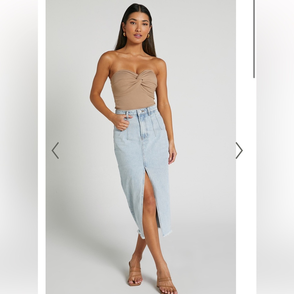SHOWPO JANEVE MIDI SKIRT